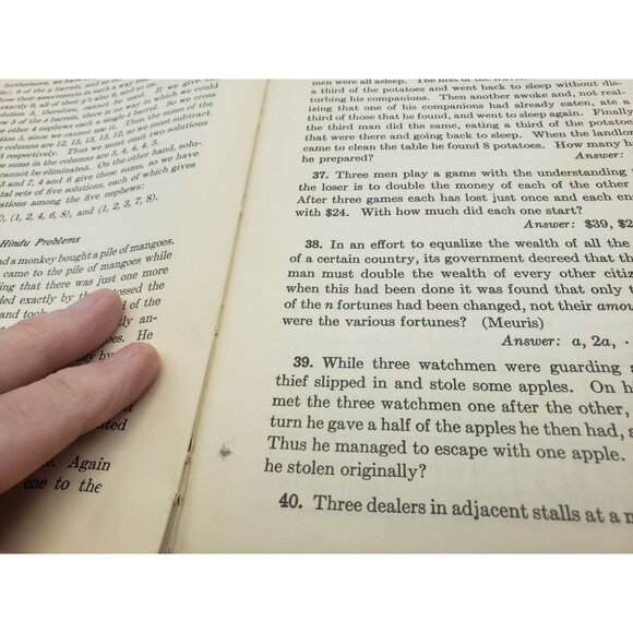 Mathematical Recreations By Maurice Kraitchik Revised Edition Paperback 1953 - Picture 7 of 12